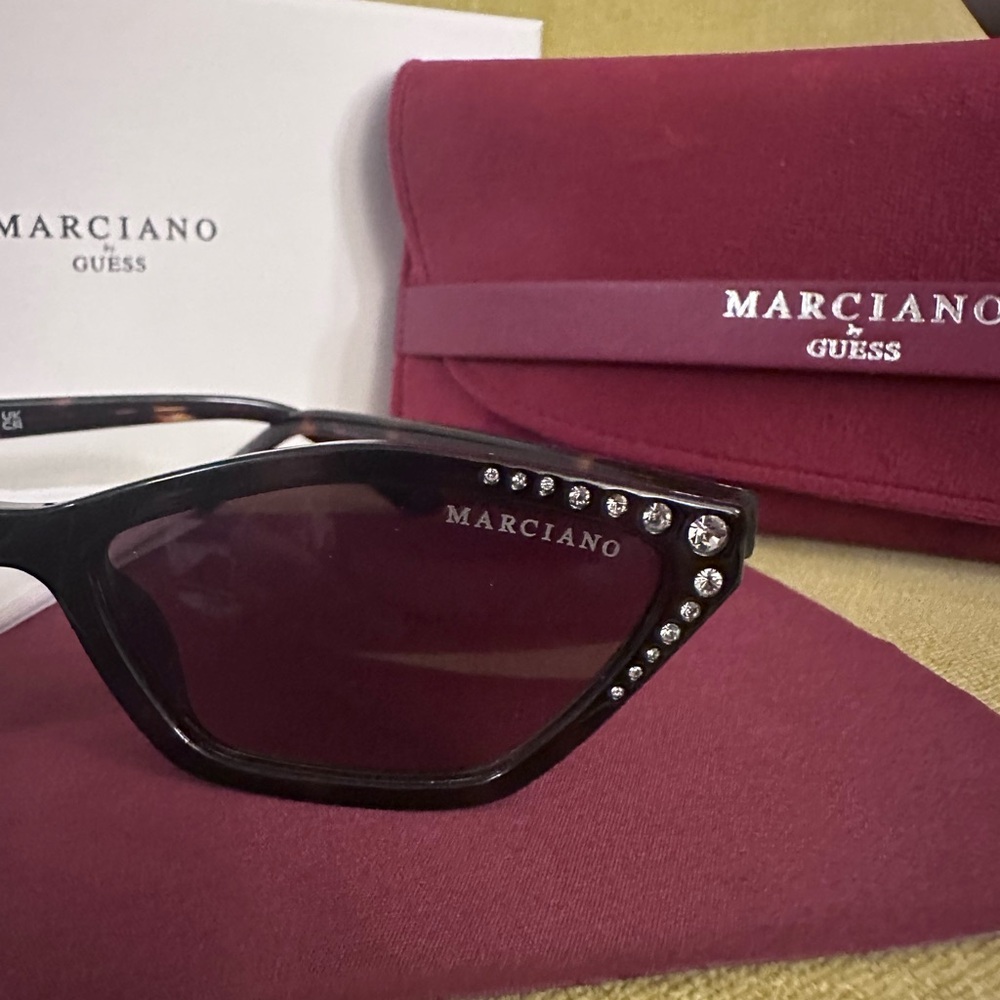 Marciano Black Sunglasses with Studded Detail